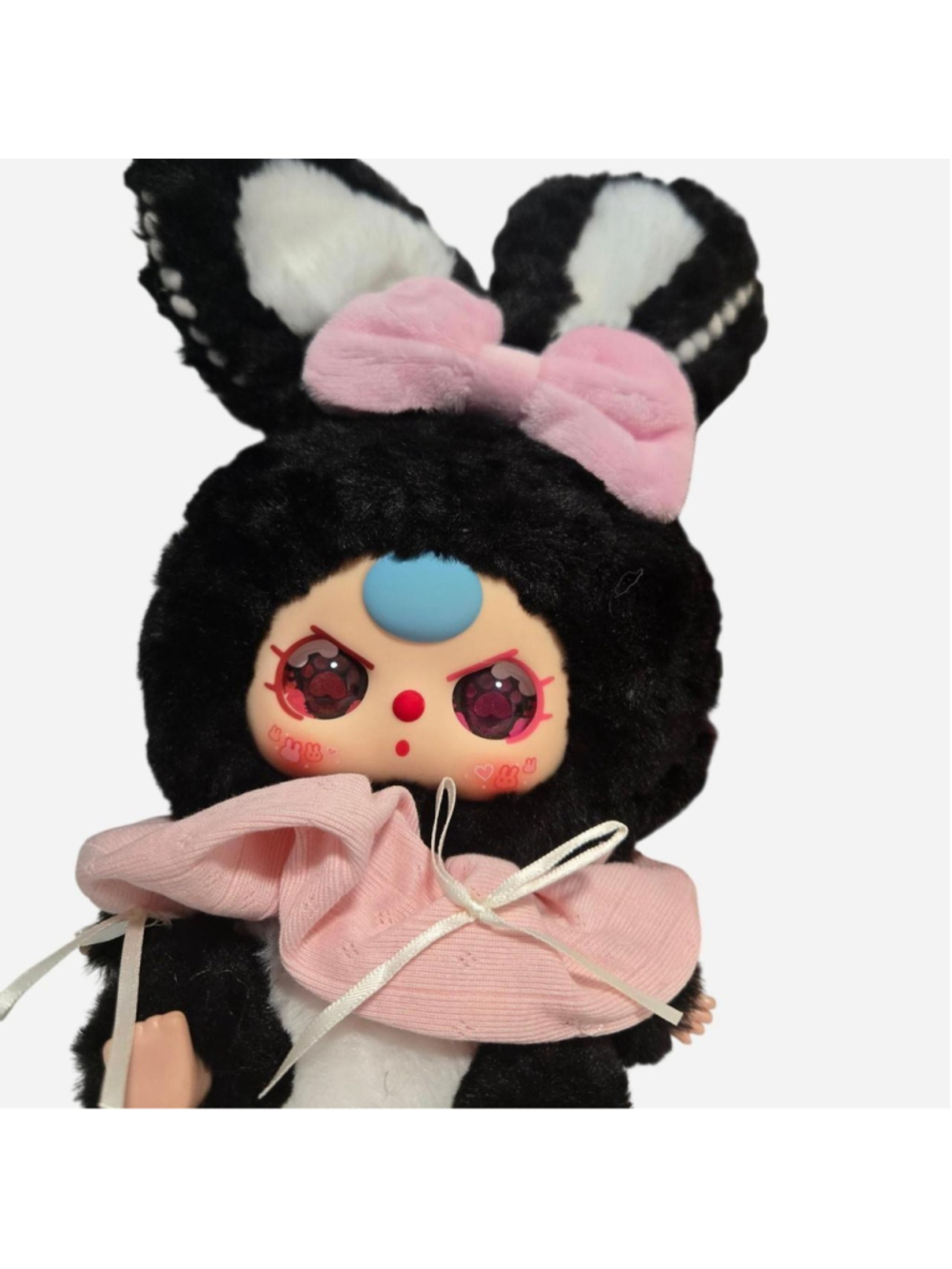 Baby Three Lily Rabbit Town with card and box, box has been opened from
the top